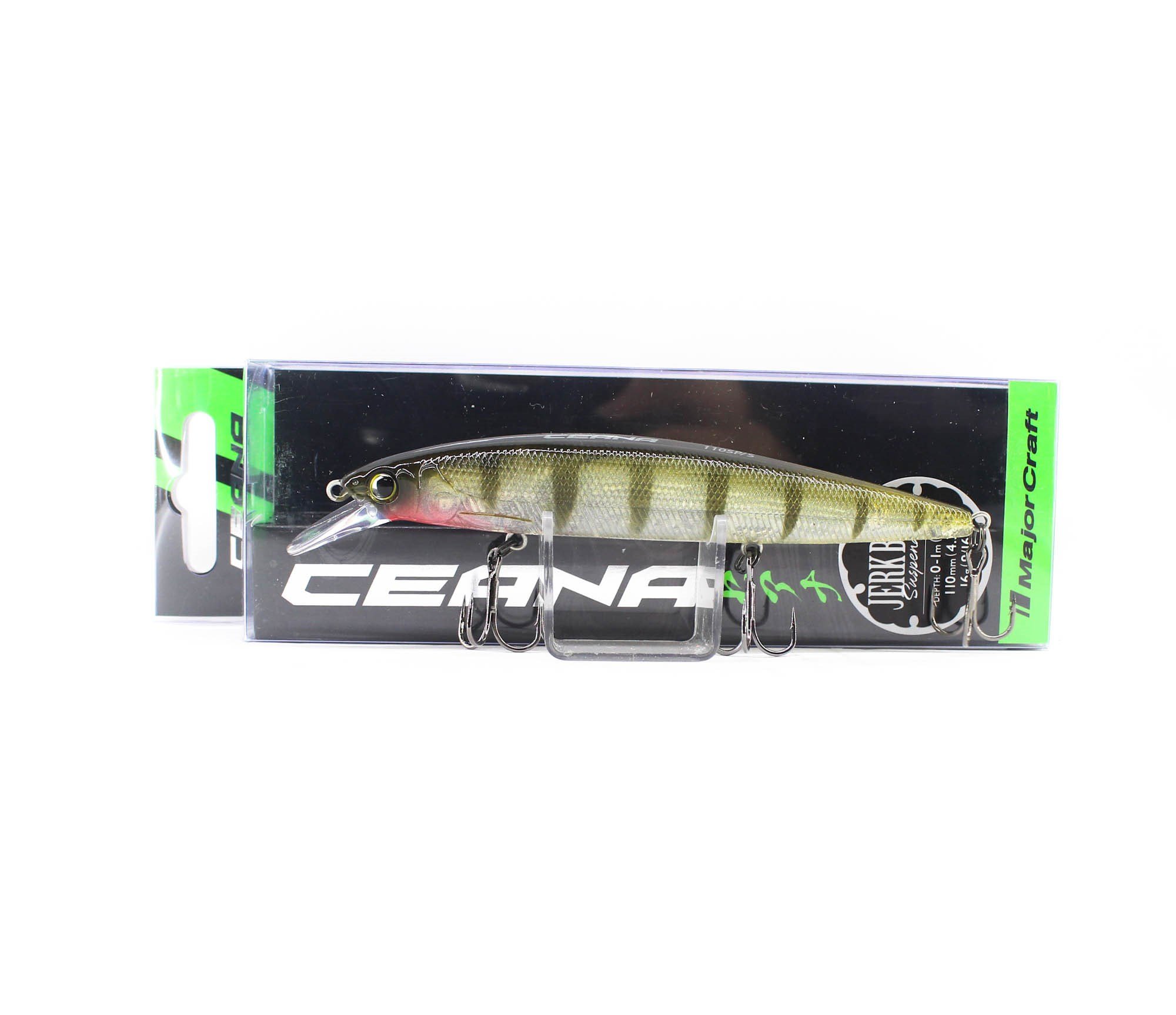 Major Craft Ceana Jerkbait 110SPS Shallow 11cm 16gr #10 Perch