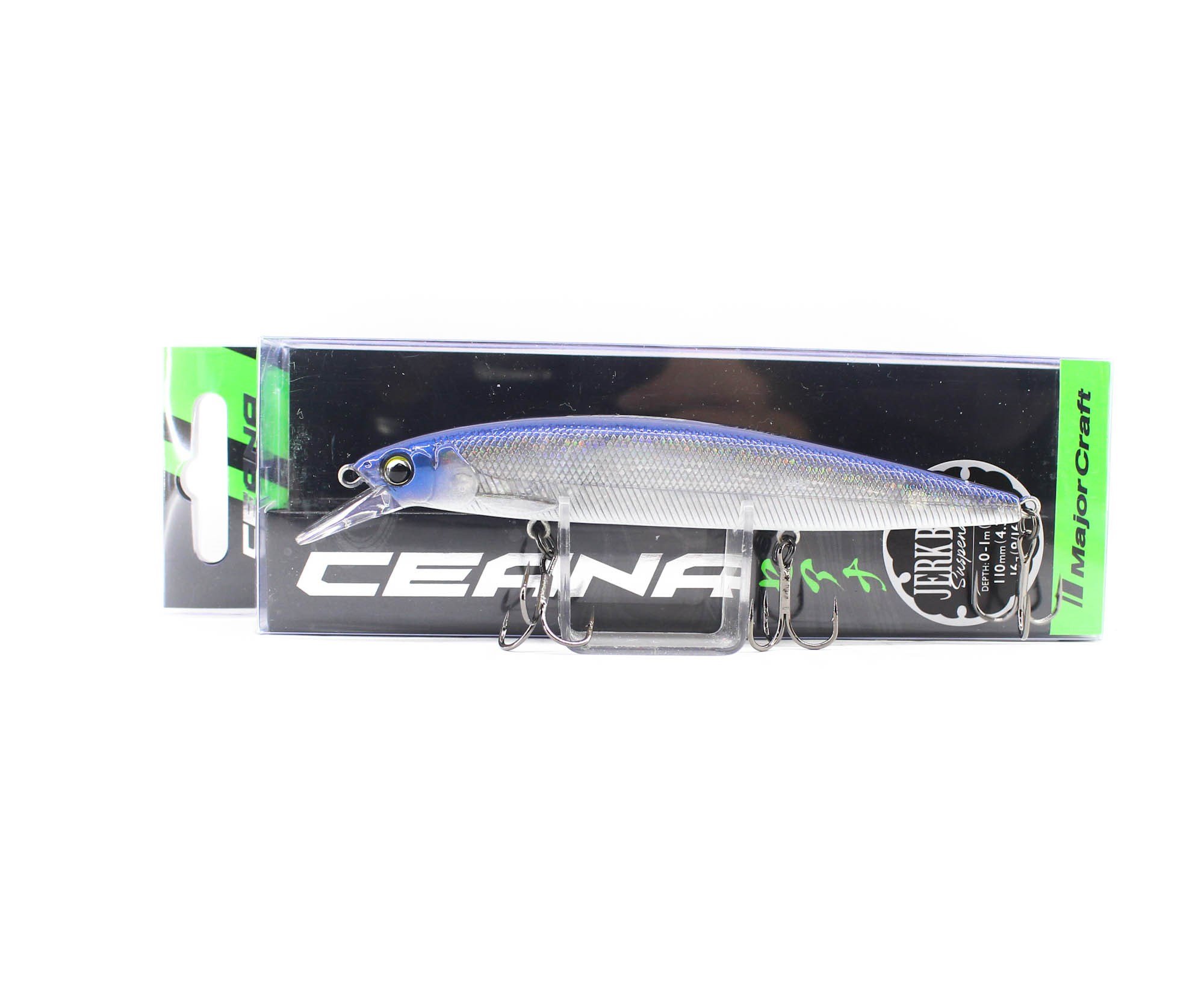 Major Craft Ceana Jerkbait 110SPS Shallow 11cm 16gr #17 Ghost Tenessee
