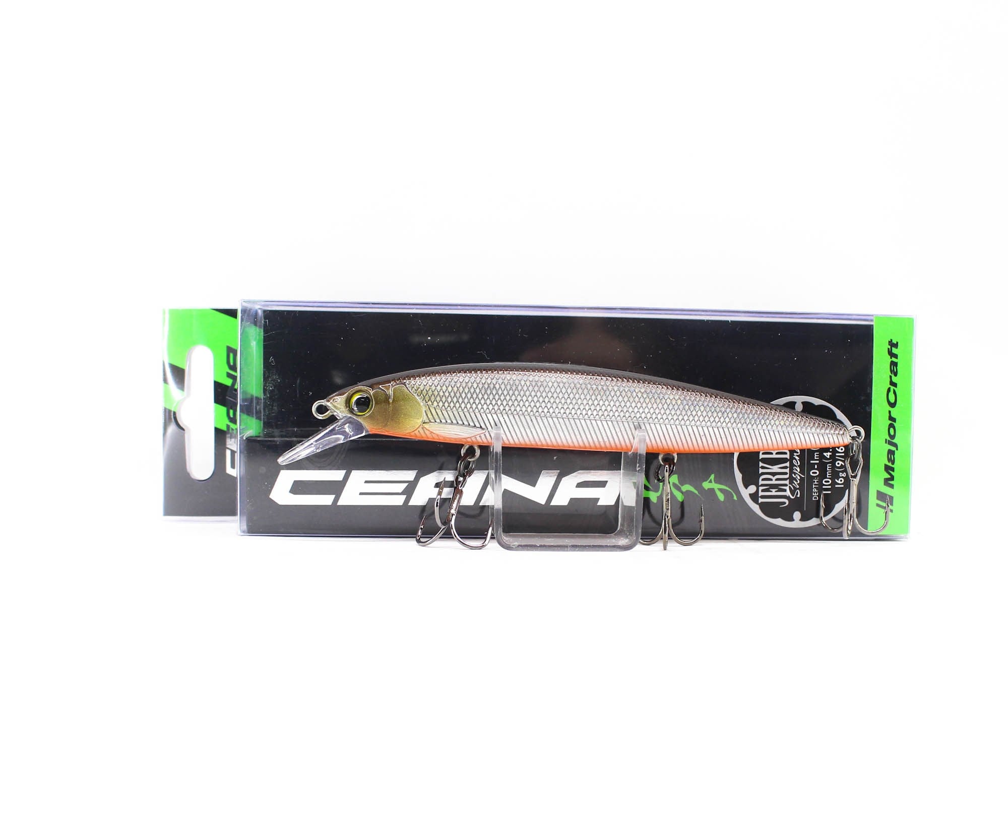 Major Craft Ceana Jerkbait 110SPS Shallow 11cm 16gr #14 Holo Tenessee