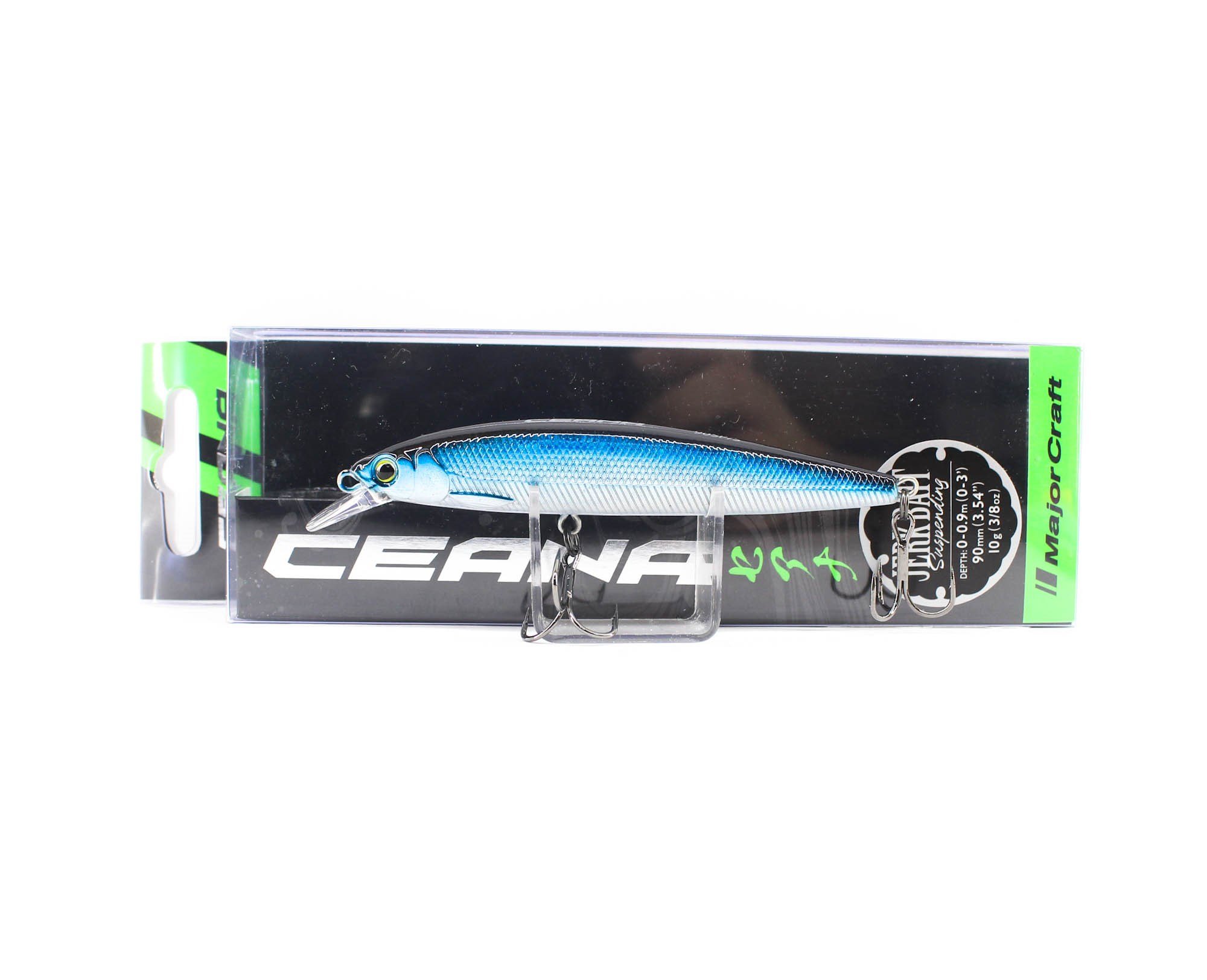 Major Craft Ceana Jerkbait 90SPS Shallow 9cm 10gr #21 Black Sapphire