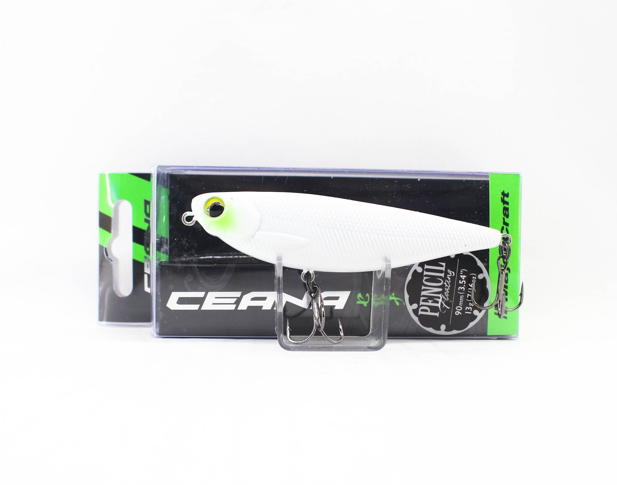 Major Craft Ceana Pencil 90 9cm 13gr #05 Green Cheek Pearl White