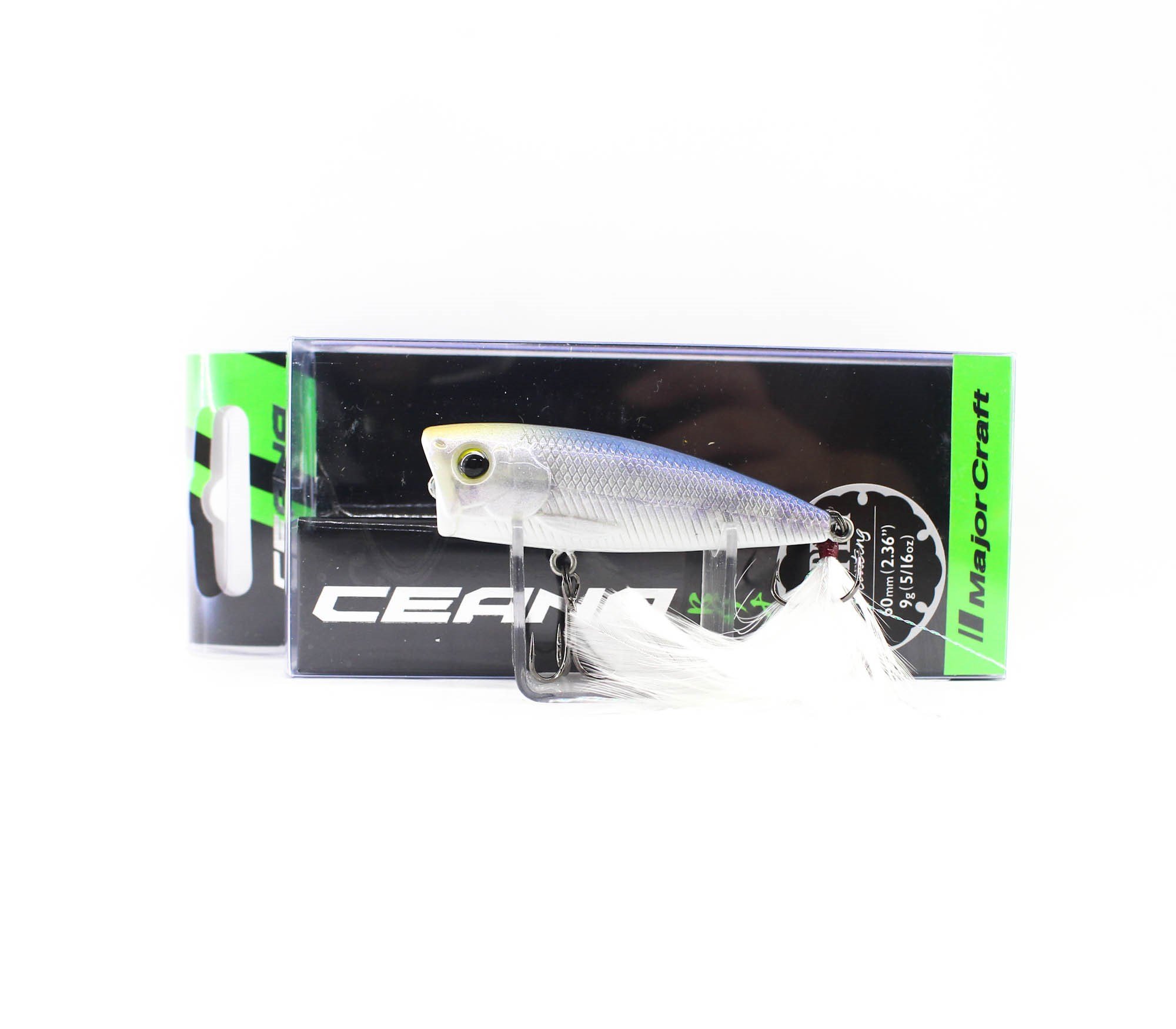 Major Craft Ceana Popper 60 6cm 9gr #18 Clear Pearl