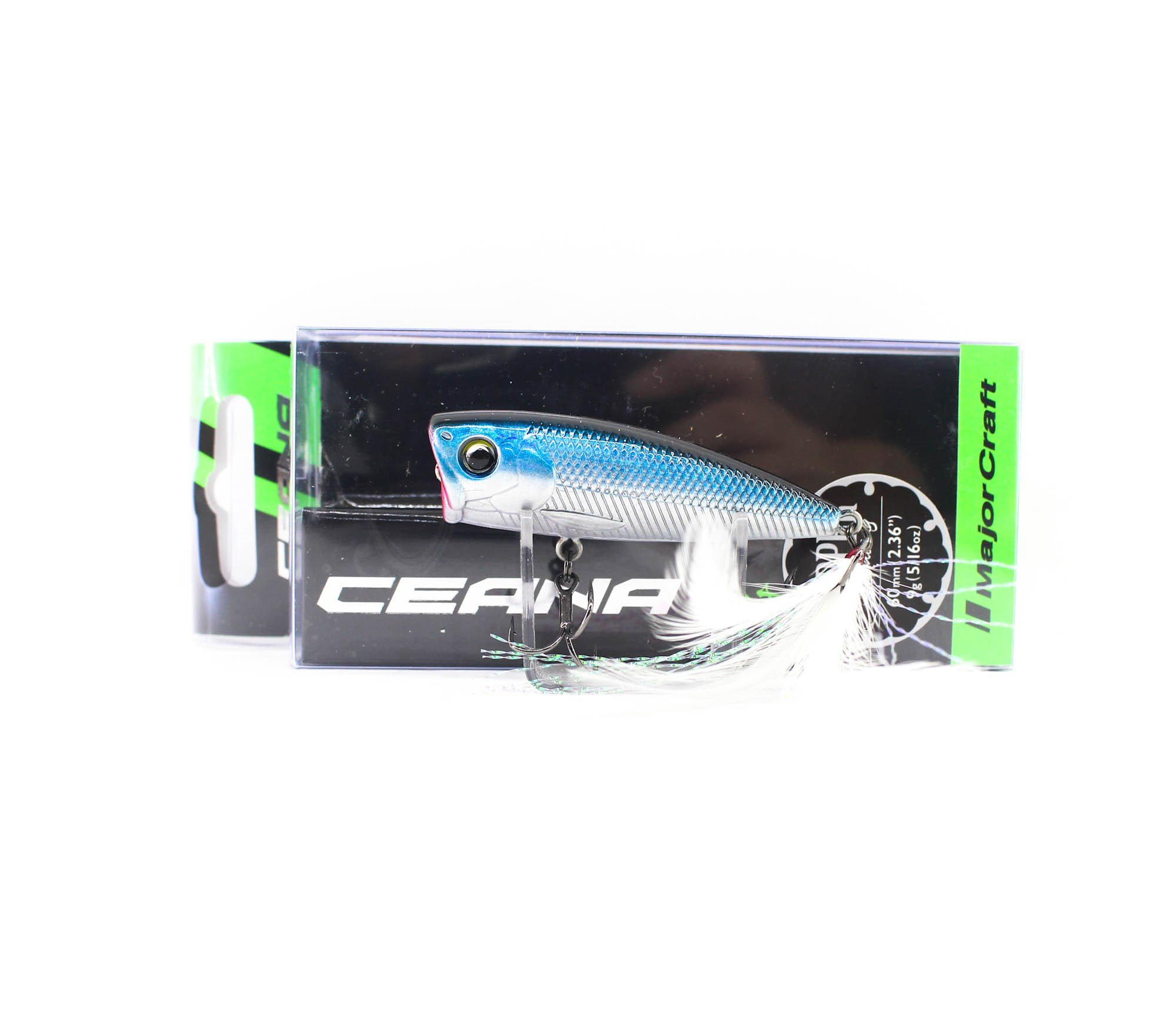 Major Craft Ceana Popper 60 6cm 9gr #21 Black Sapphire