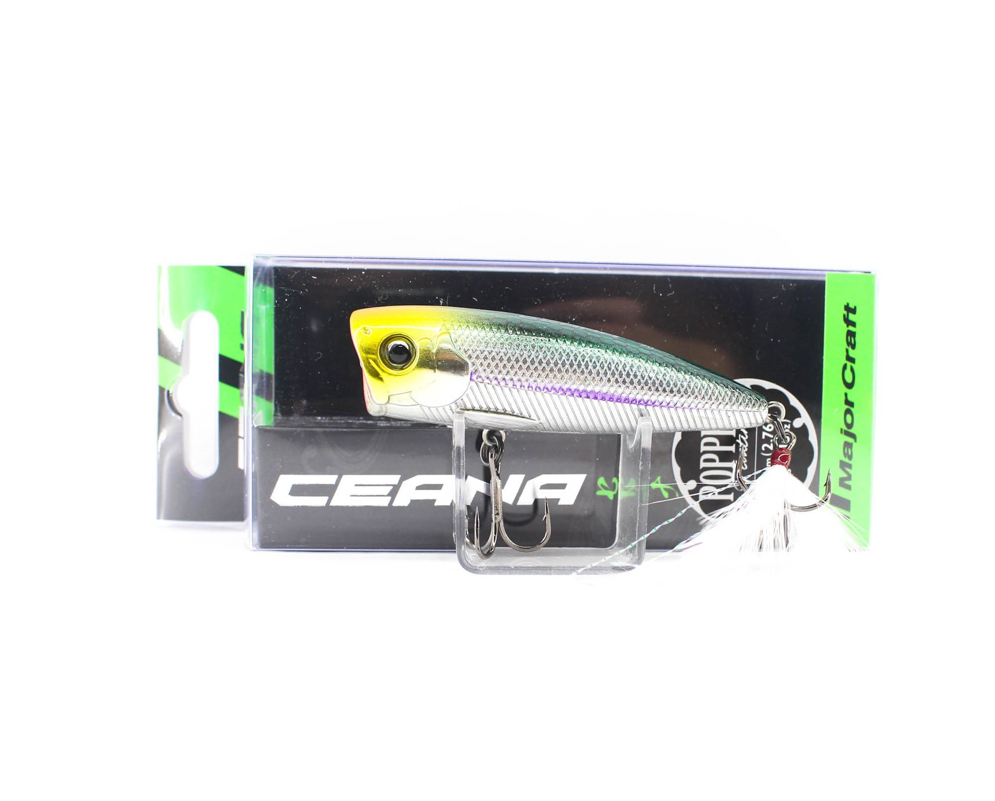 Major Craft Ceana Popper 70 7cm 12gr #01 Blue Back Silver
