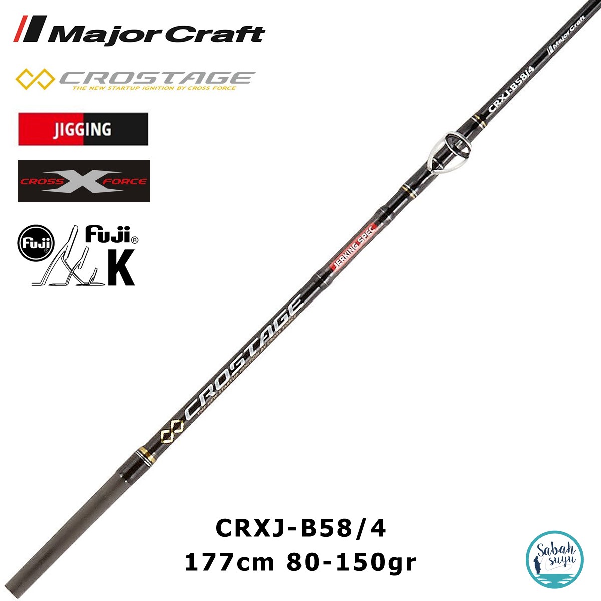 Major Craft Crostage CRXJ-B58/4 177cm 80-150gr (S2P) Tetikli Jigging Kamış