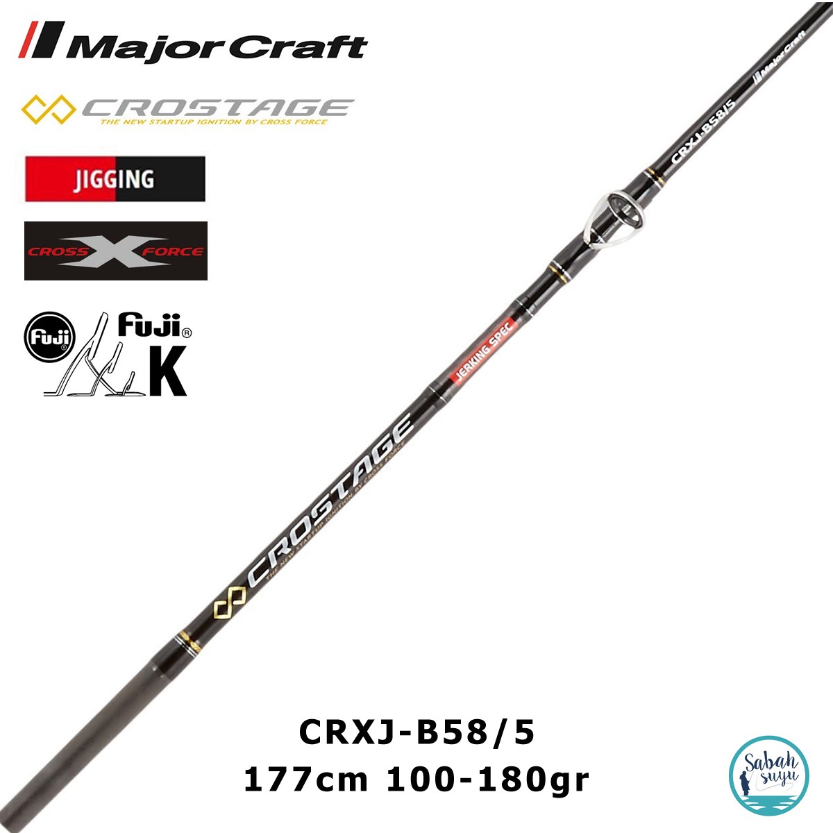 Major Craft Crostage CRXJ-B58/5 177cm 100-180gr (S2P) Tetikli Jigging Kamış