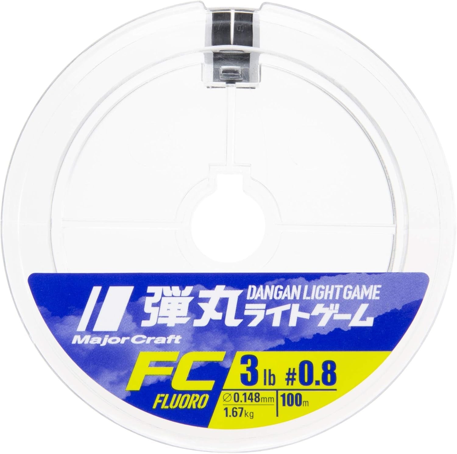 Major Craft Dangan FC Shock Leader DLG PE 0.8 0.148mm 3.0Lb/1.67kg 100mt