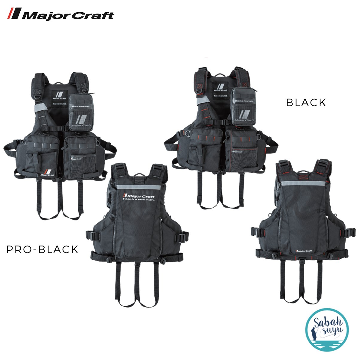 Major Craft Game Vest Spin ve Can Yeleği Black