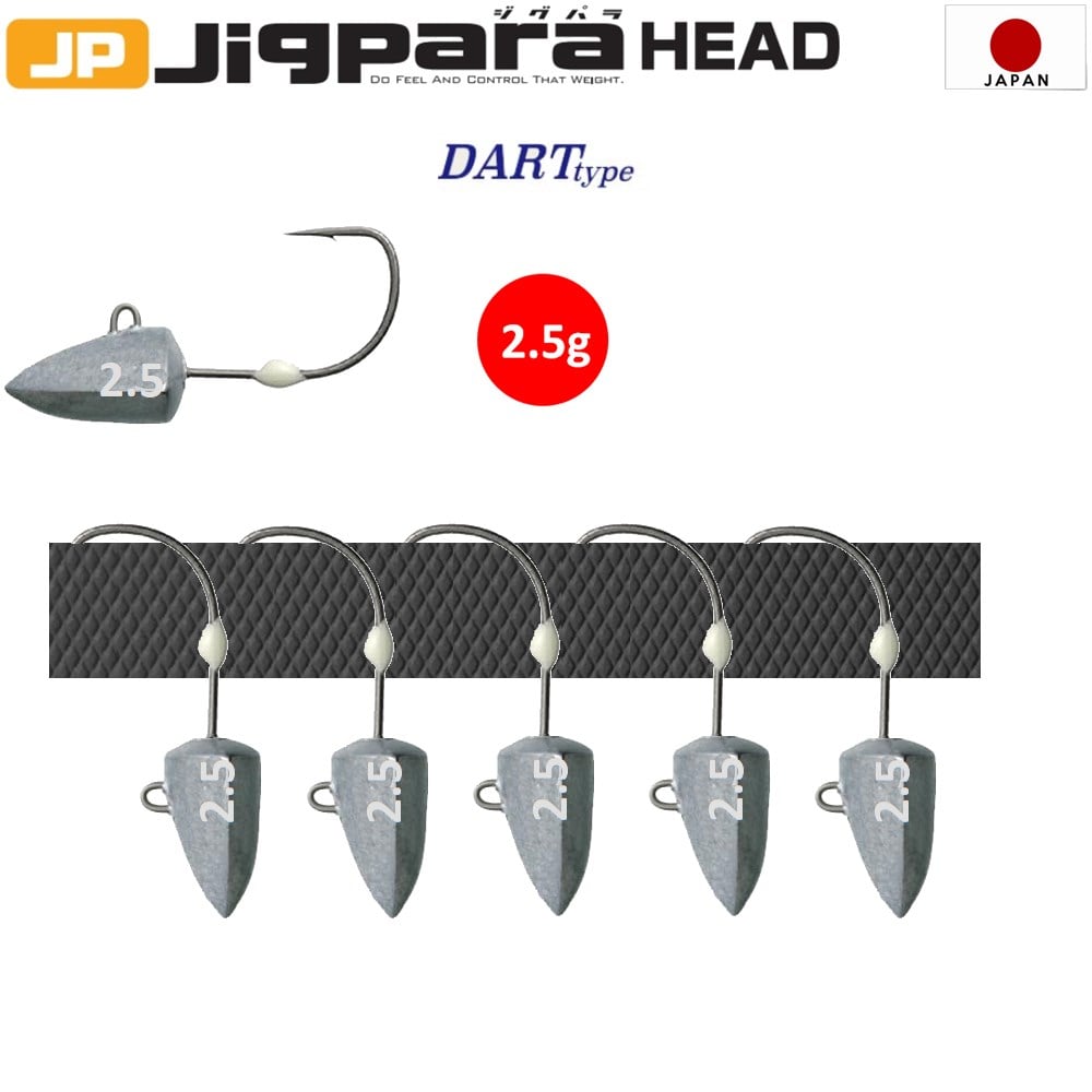 Major Craft Jigpara Head JPHD-2.5gr/ DART