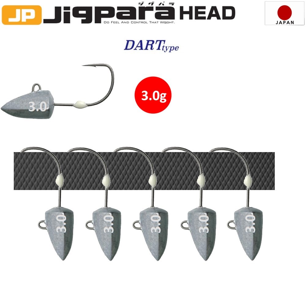 Major Craft Jigpara Head JPHD-3.0gr/ DART