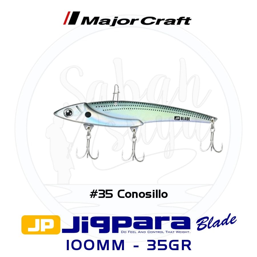 Major Craft Jigpara JPB-100 Blade Vibrasyon Jig 100mm 35gr #35 Conosillo