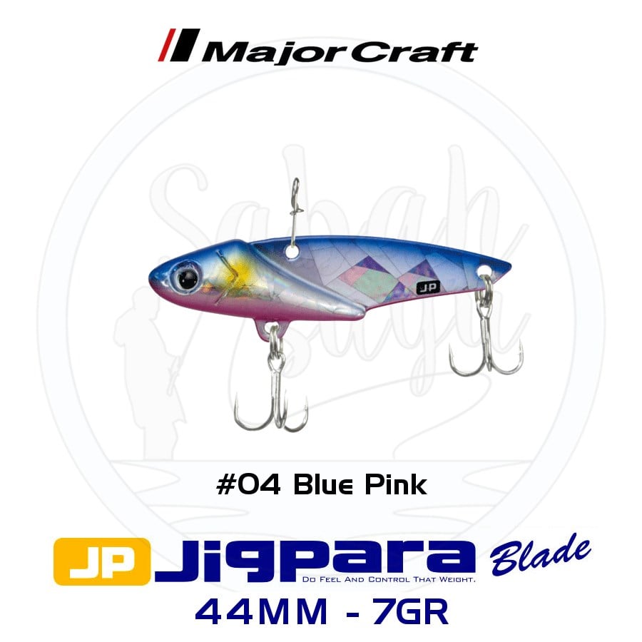 Major Craft Jigpara JPB-44 Blade Vibrasyon Jig 44mm 7gr #04 Blue Pink