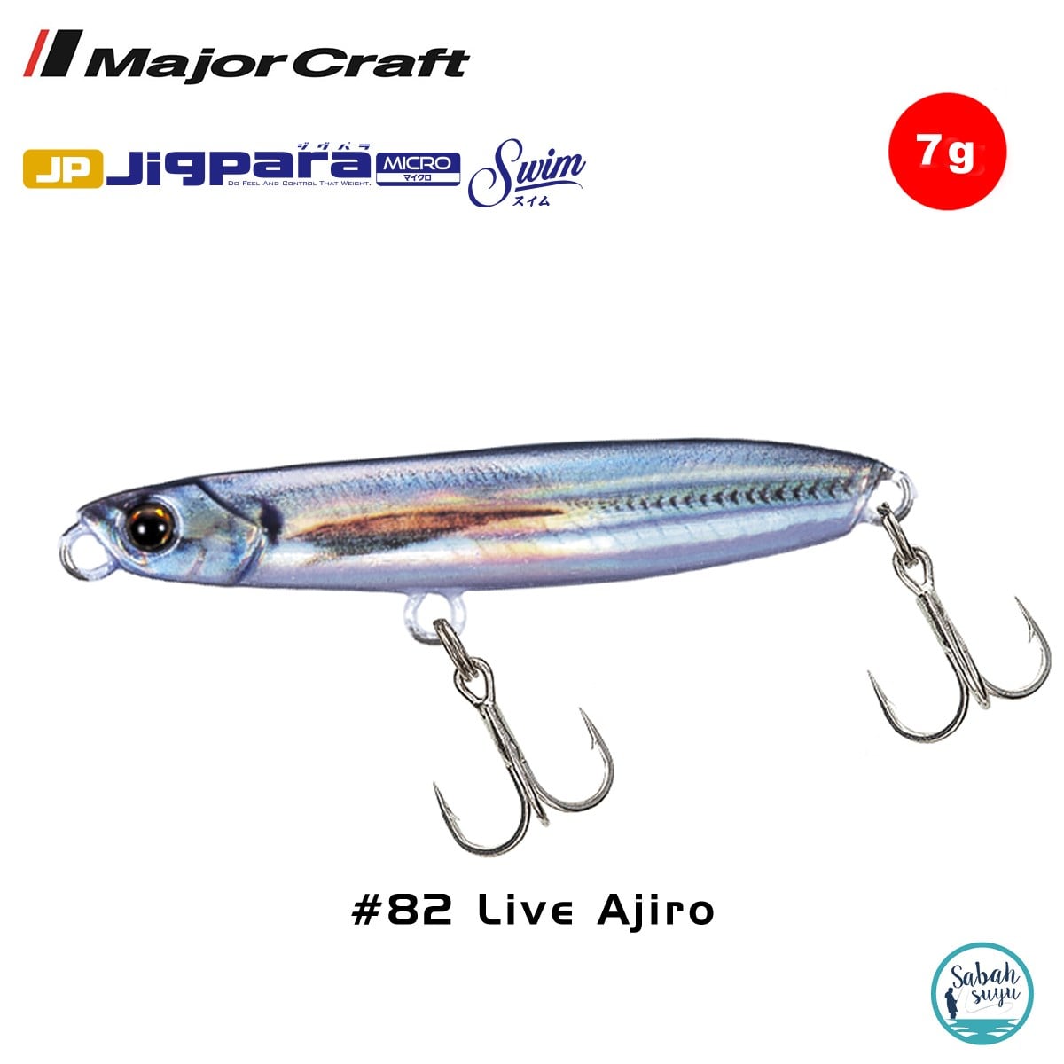 Major Craft Jigpara Micro Swim JPMSW-7gr 40mm #82 Live Aji