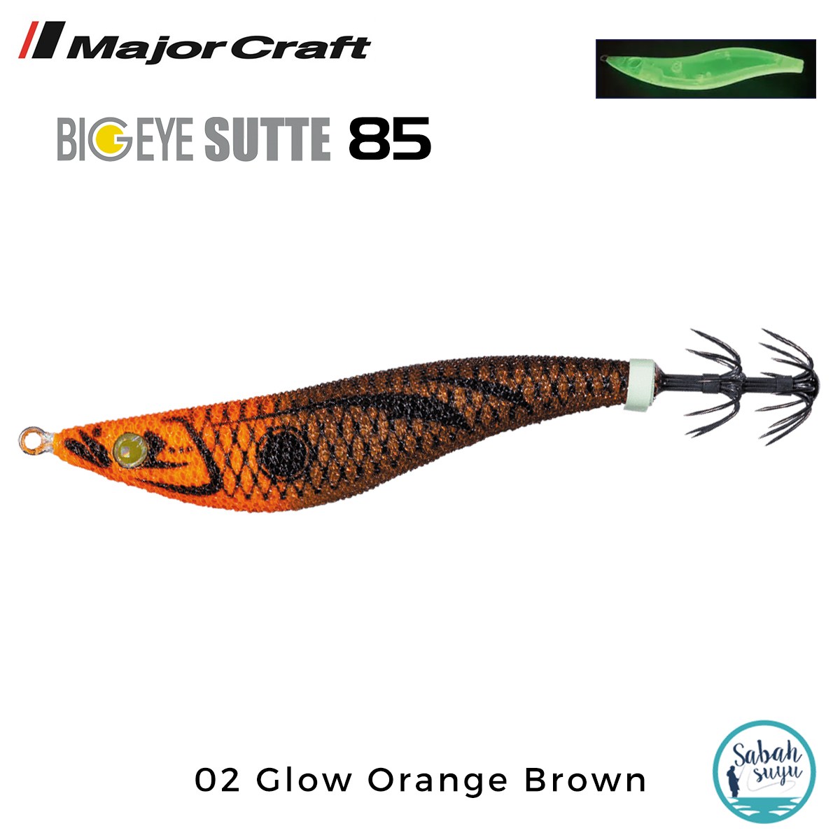 Major Craft Kalamar Zokası BES-85 02 Glow Orange Brown