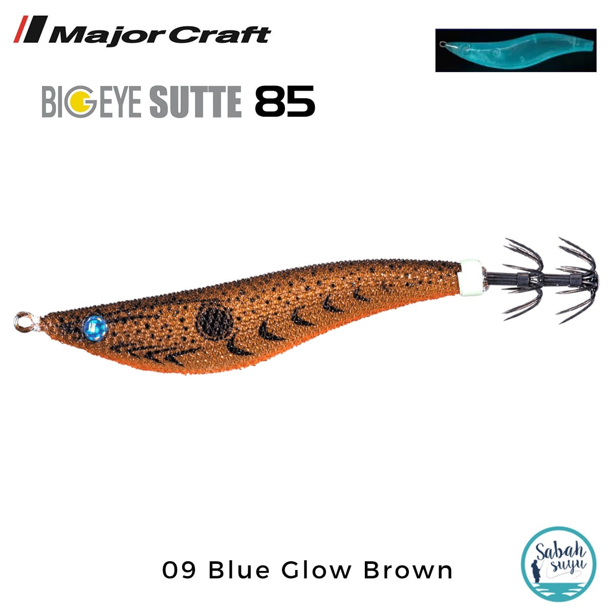 Major Craft Kalamar Zokası BES-85 09 Blue Glow Brown