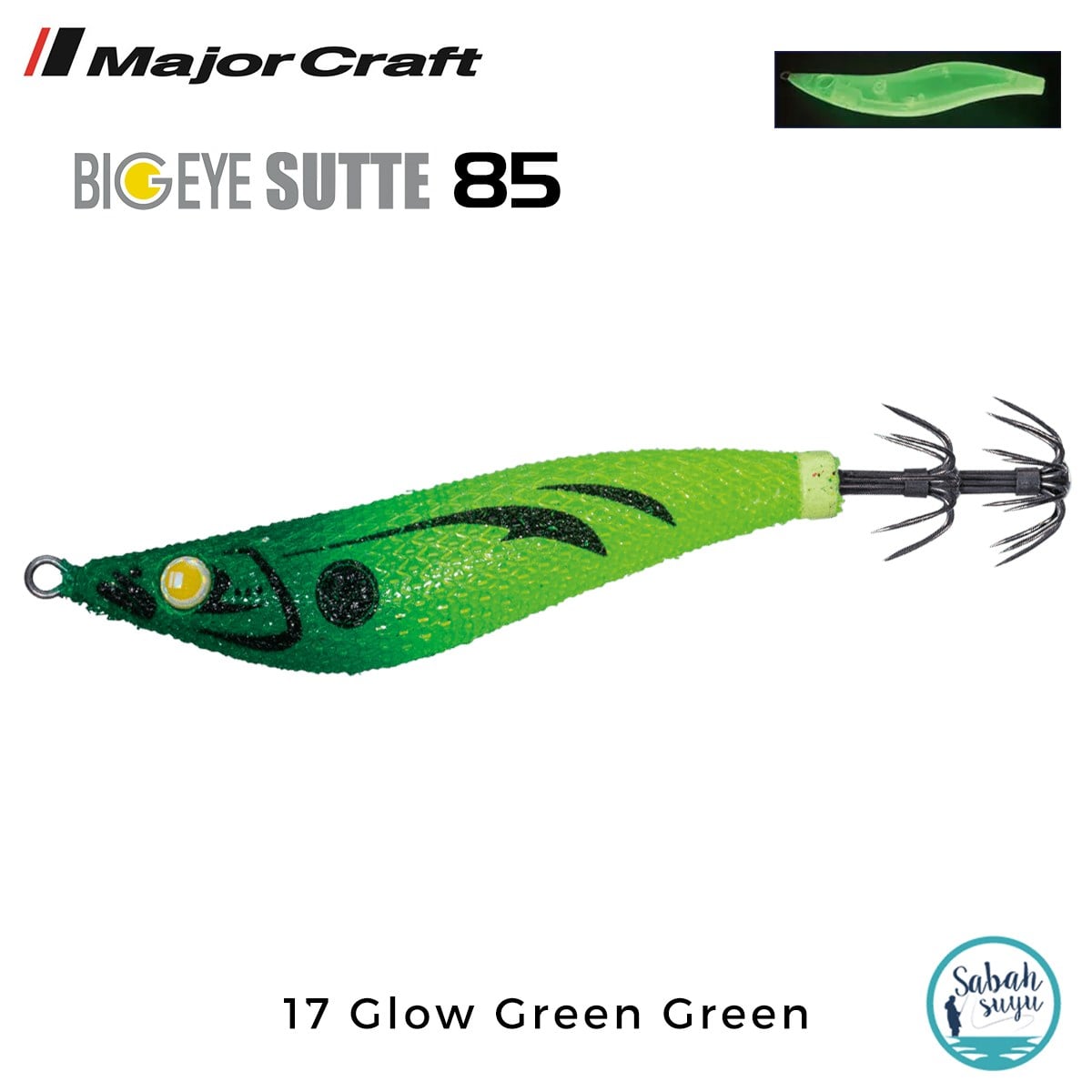Major Craft Kalamar Zokası BES-85 17 Glow Green Green
