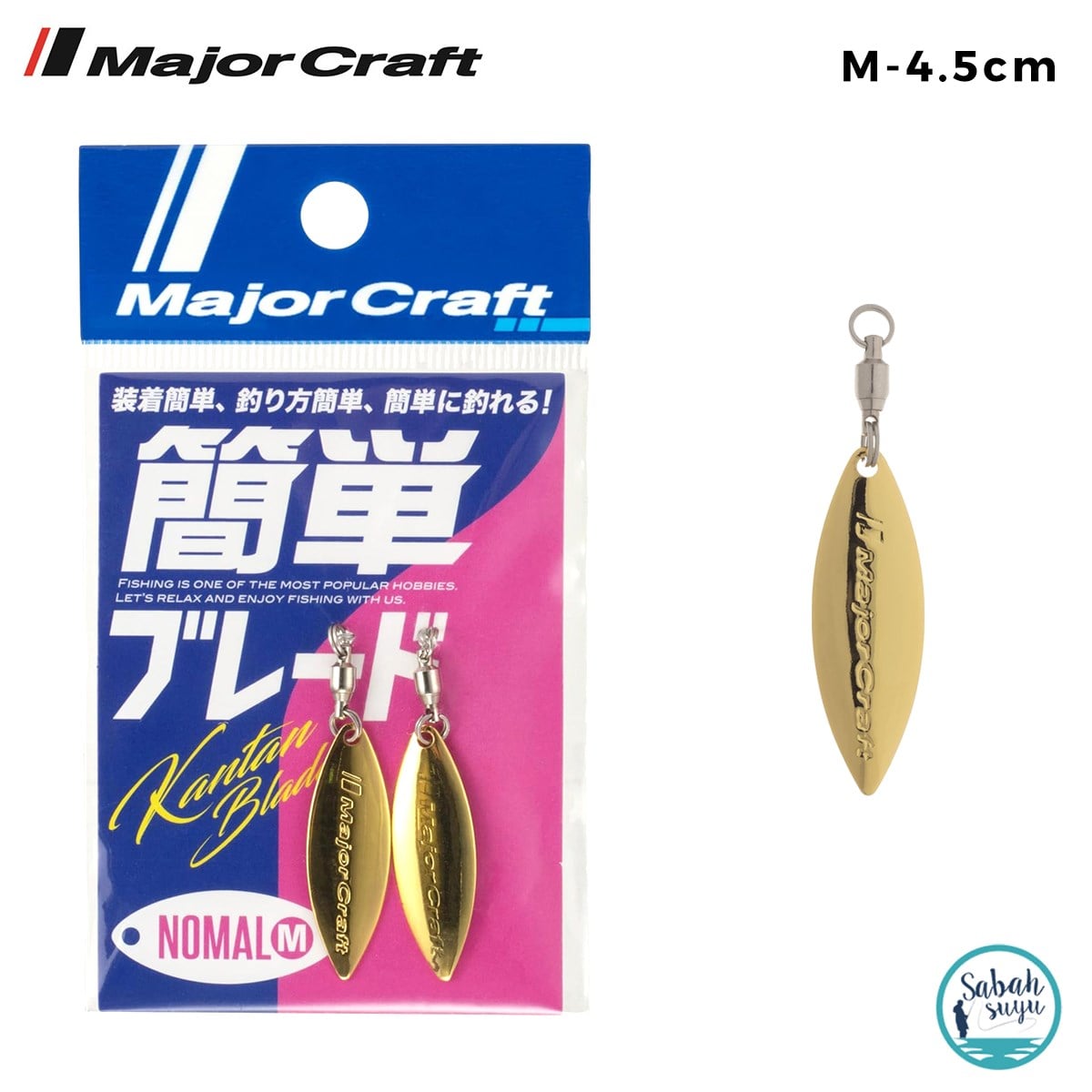 Major Craft Kantan Blade Kaşık Nomal 4.5cm Medium #01 Gold