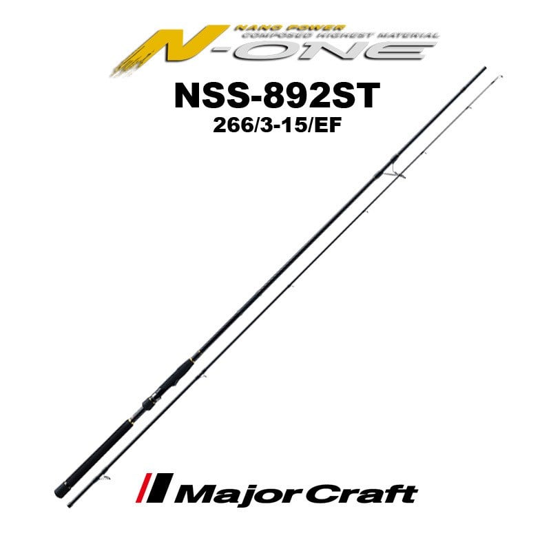 Major Craft N-One NSS-892ST Solid 272cm 3-15gr (2P) Spin Kamış