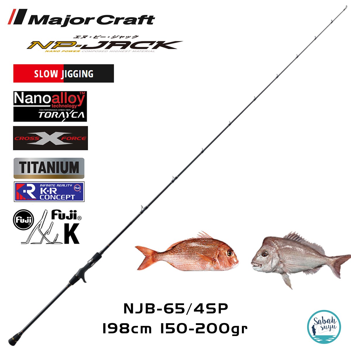 Major Craft NP-Jack NJB-65/4SP 198cm 150-200gr (1P) Tetikli SPJ Kamış