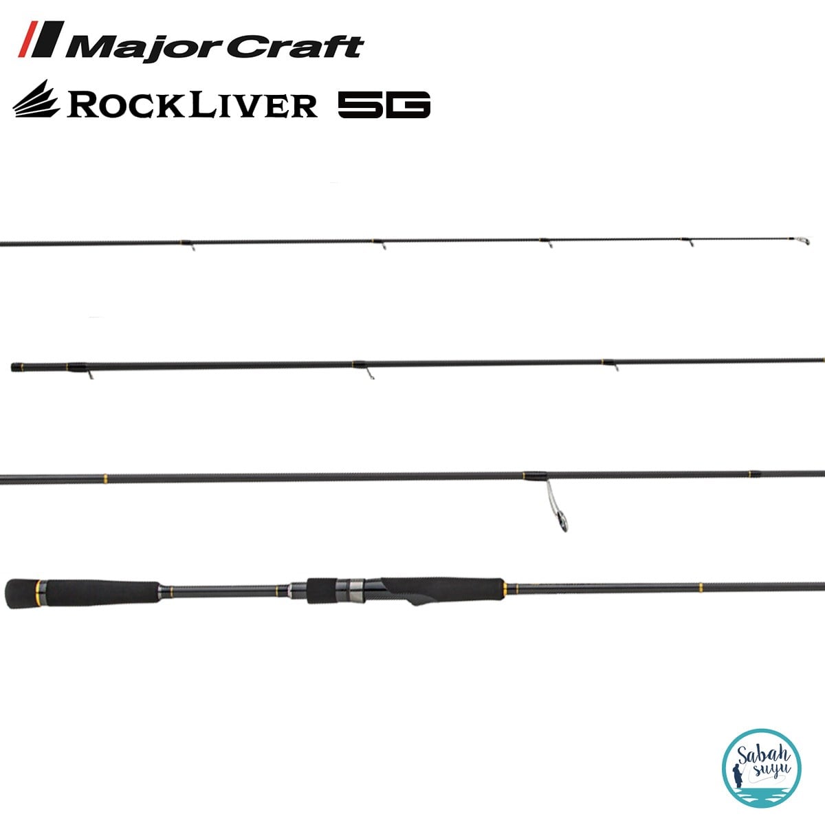 Major Craft Rockliver 5G RV5-802ML 2.44mt 3-25gr (2P) Spin Kamış