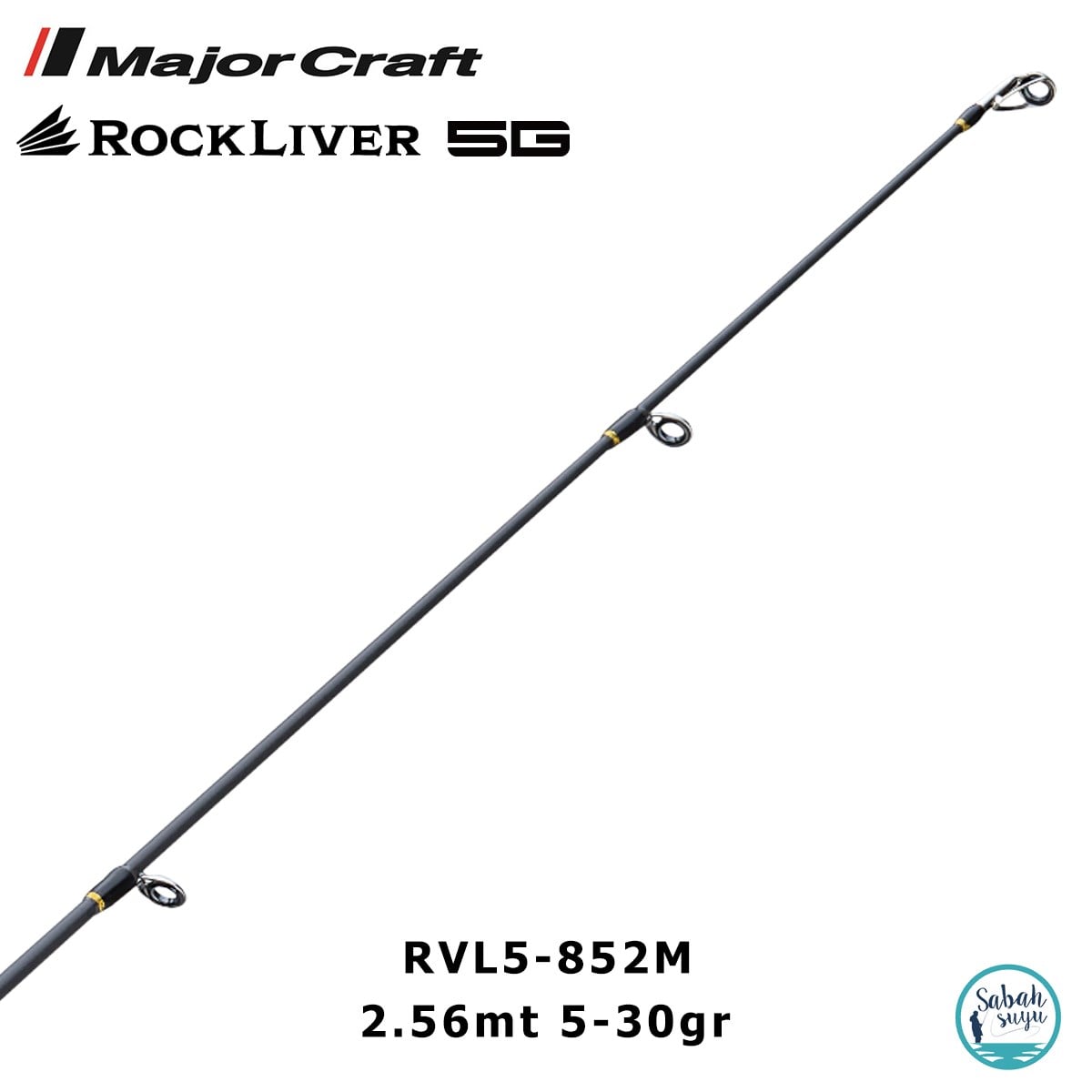 Major Craft Rockliver 5G RV5-852M 2.56mt 5-30gr (2P) Spin Kamış