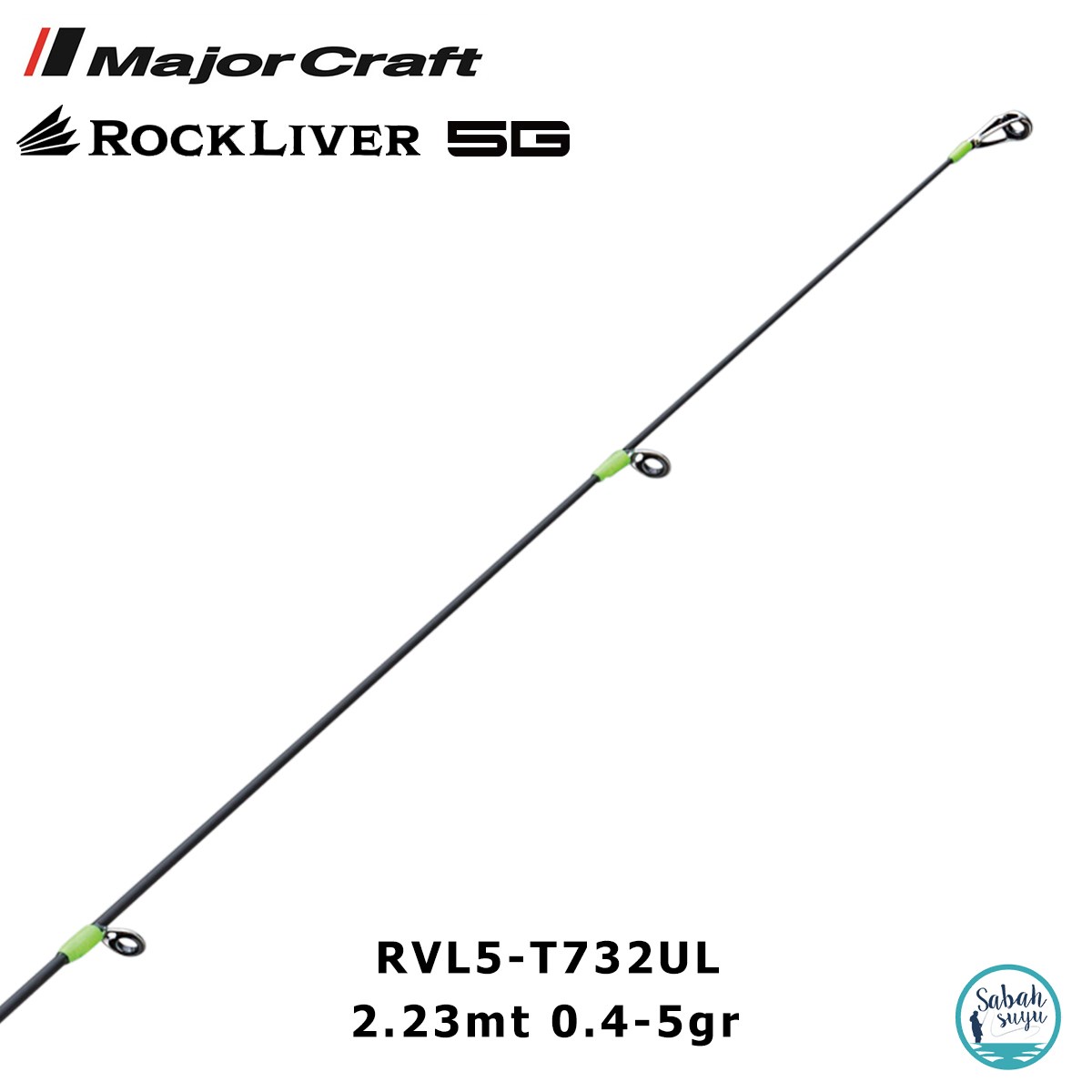 Major Craft Rockliver 5G RVL5-T732UL Tubular 2.23mt 0.4-5gr (2P) LRF Kamış