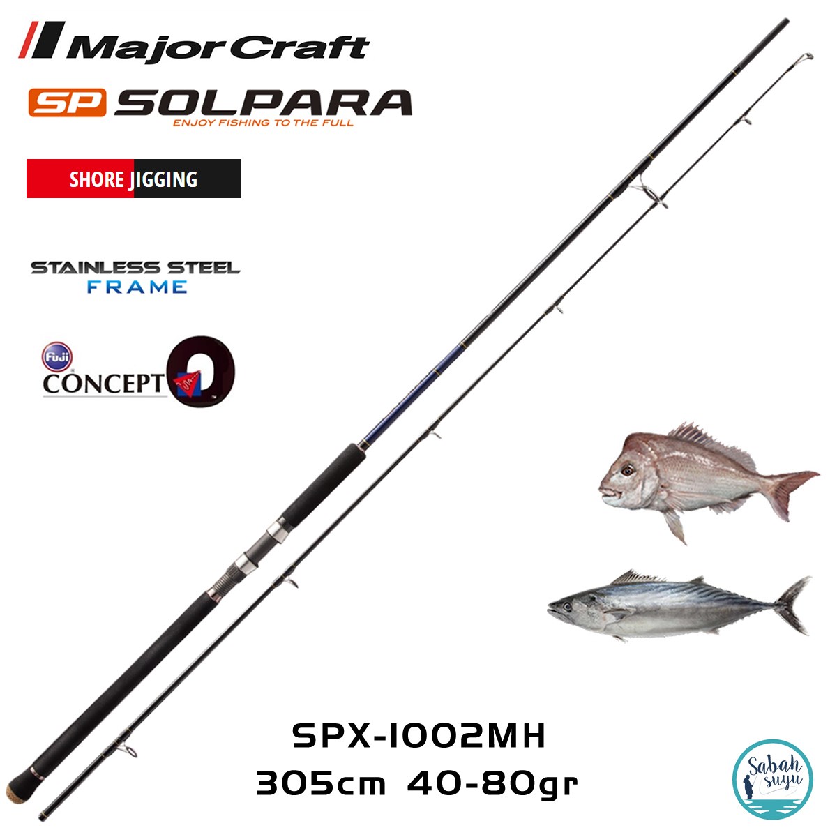 Major Craft Solpara SPX-1002MH 305cm 40-80gr (2P) Shore Jigging Kamış