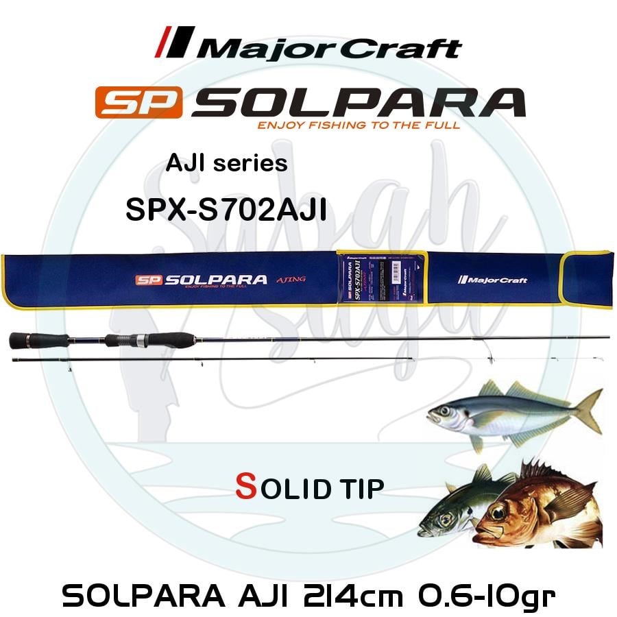 Major Craft Solpara SPX-S702AJI Solid 214cm 0.6-10gr (2P) LRF Kamış