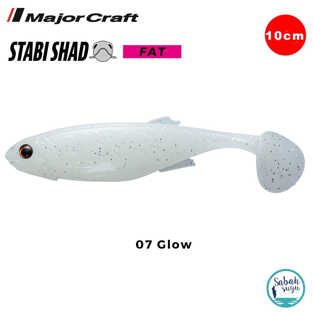 Major Craft Stabi Shad Fat 10cm Silikon Balık #07 Glow