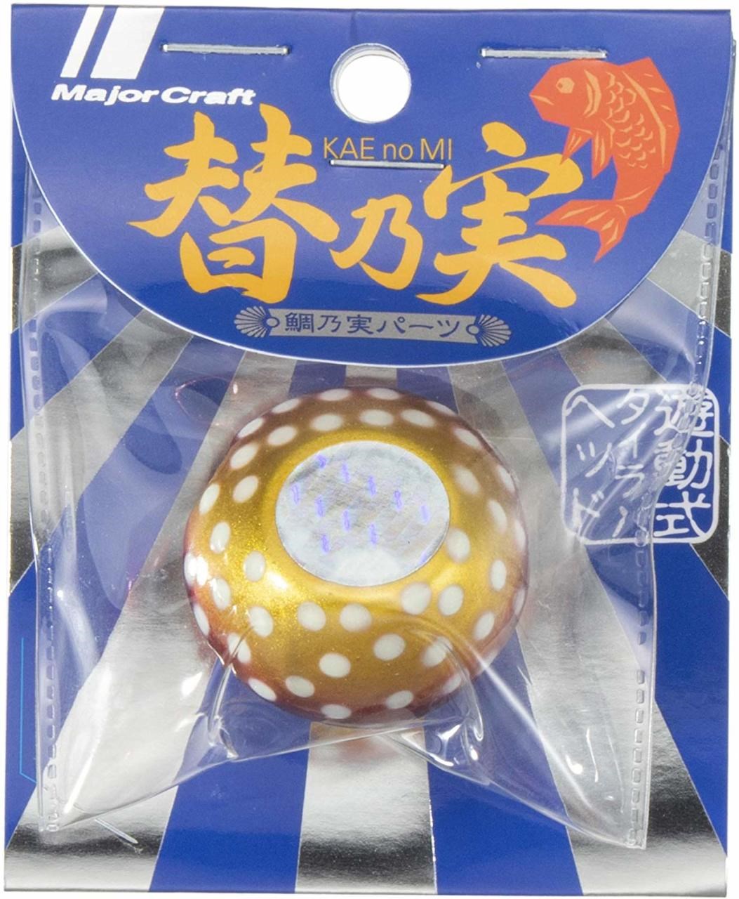 Major Craft TM-Head Slider Tai Rubber Jig 60gr #51 Gold Red Dot Glow