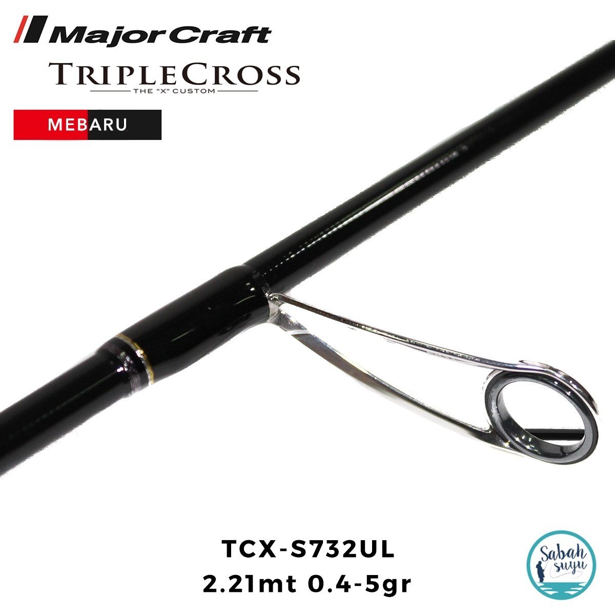 Major Craft Triple Cross TCX-S732UL Mebaru Solid 2.21mt 0.4-5gr (2P) LRF Kamış