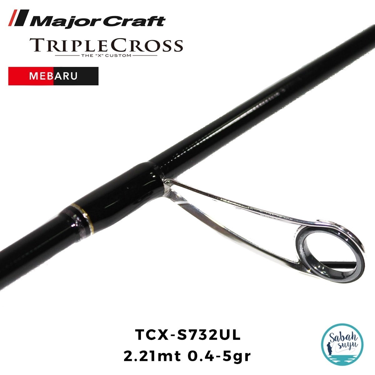 Major Craft Triple Cross TCX-S732UL Mebaru Solid 2.21mt 0.4-5gr (2P) LRF Kamış