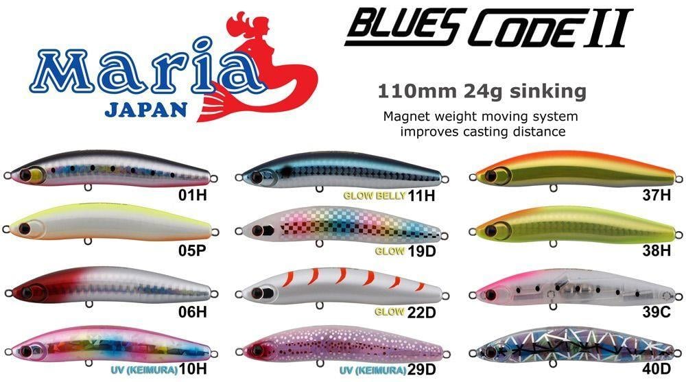 Maria Blues Code II 110mm 24gr Renk 39C