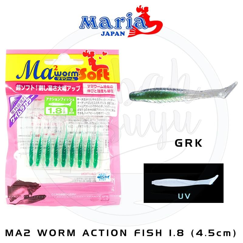 Maria Ma2 Worm Action Fish 1.8 (4.5cm) GRK