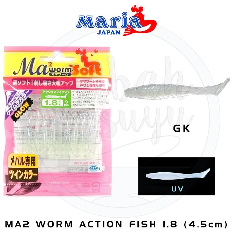 Maria Ma2 Worm Action Fish 1.8 (4.5cm) GK