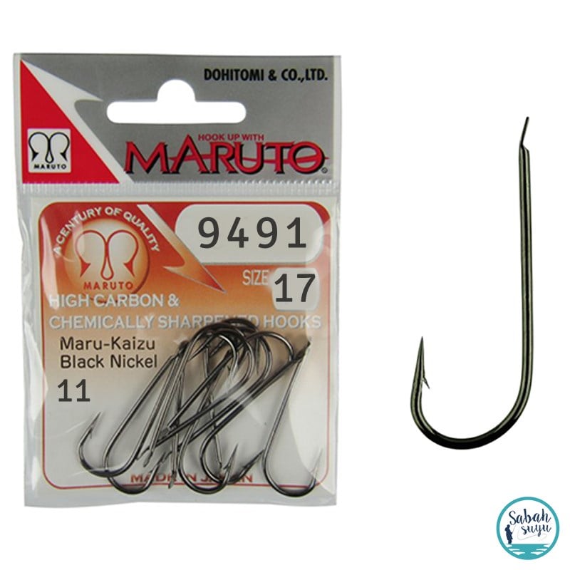 Maruto 9491 BN Düz Tekli İğne Siyah #17 (11 adet)