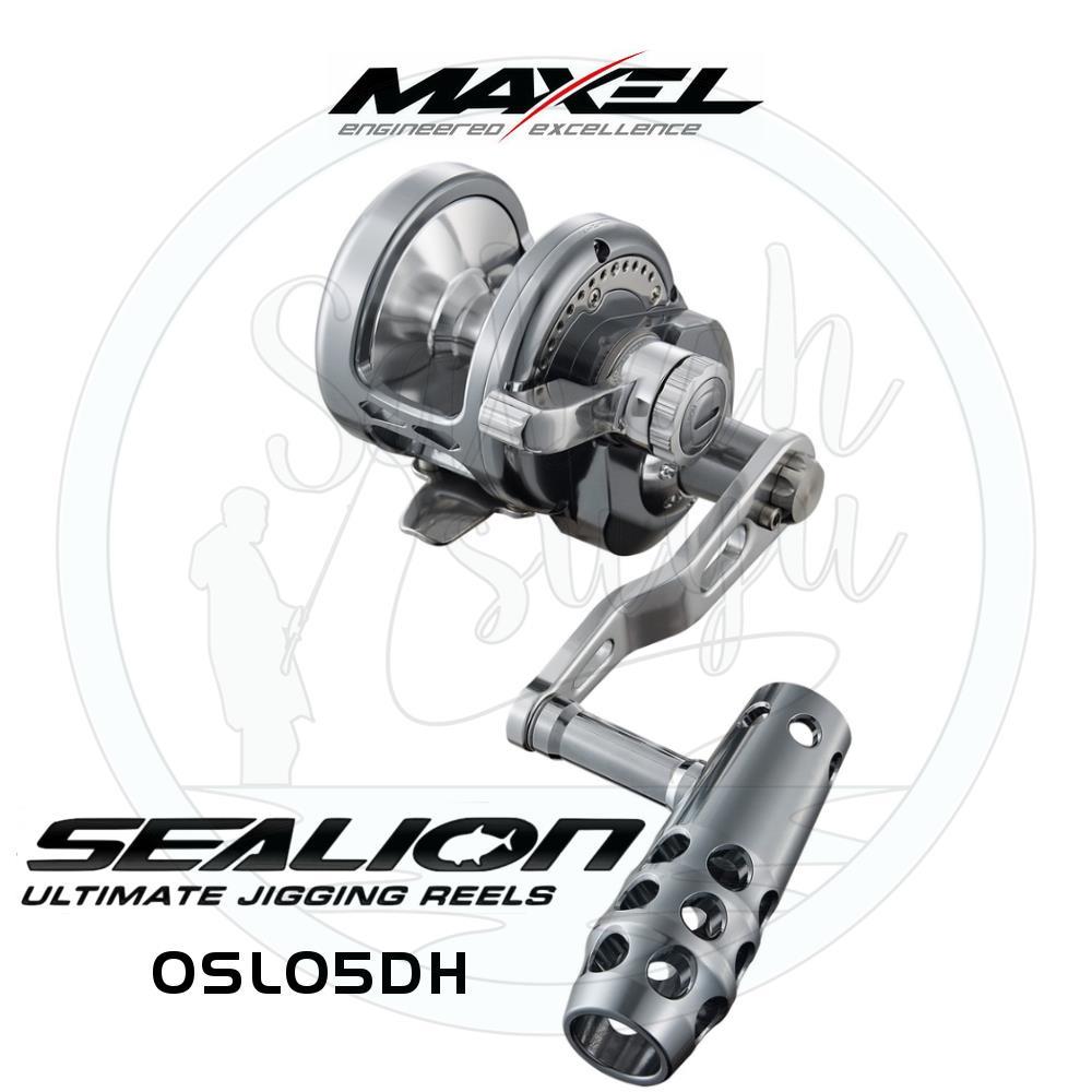 Maxel Sealion OSL05DH Jig Çıkrık Olta Makinesi Sağ El Gun/Silver
