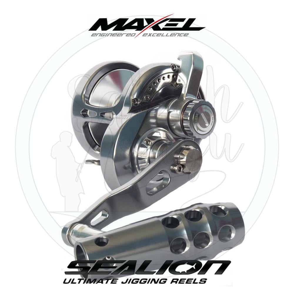 Maxel Sealion OSL05DH Jig Çıkrık Olta Makinesi Sağ El Gun/Silver