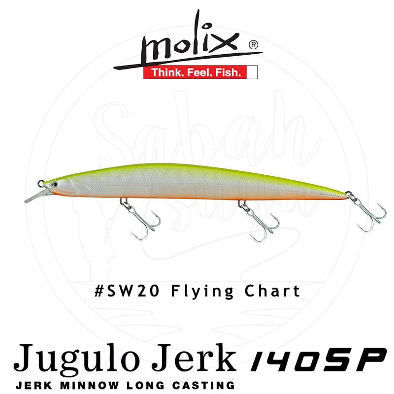 Molix Jugulo Jerk 140 LC SP 14cm 14gr Flying Chart