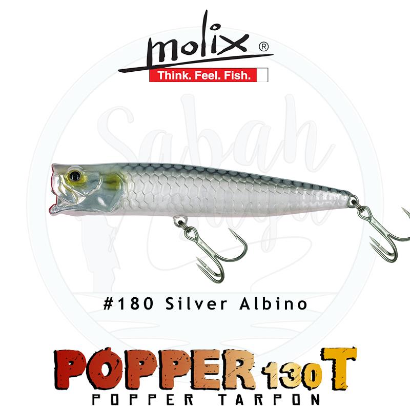 Molix Popper 130T Tarpon 13cm 38gr Silver Albino