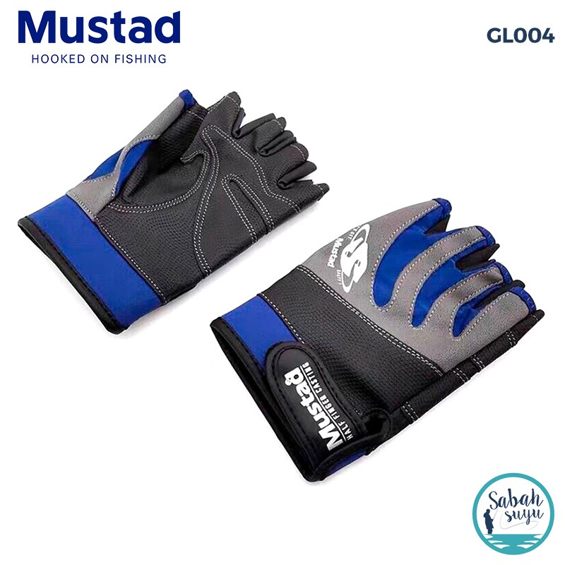 Mustad Half Finger Casting Balıkçı Eldiveni X-Large