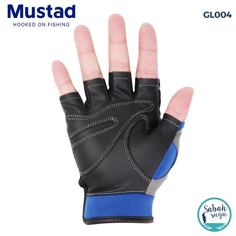 Mustad Half Finger Casting Balıkçı Eldiveni Large