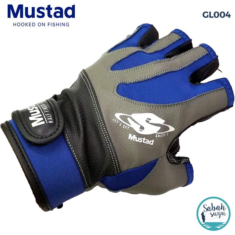 Mustad Half Finger Casting Balıkçı Eldiveni X-Large