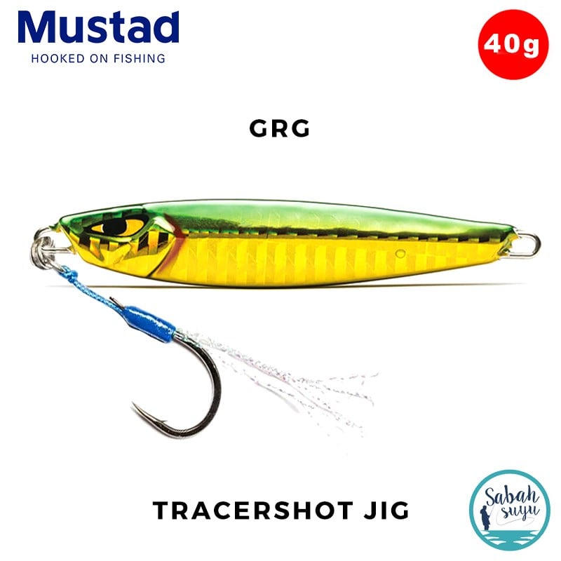 Mustad Tracershot Jig 40gr 8.5cm GRG
