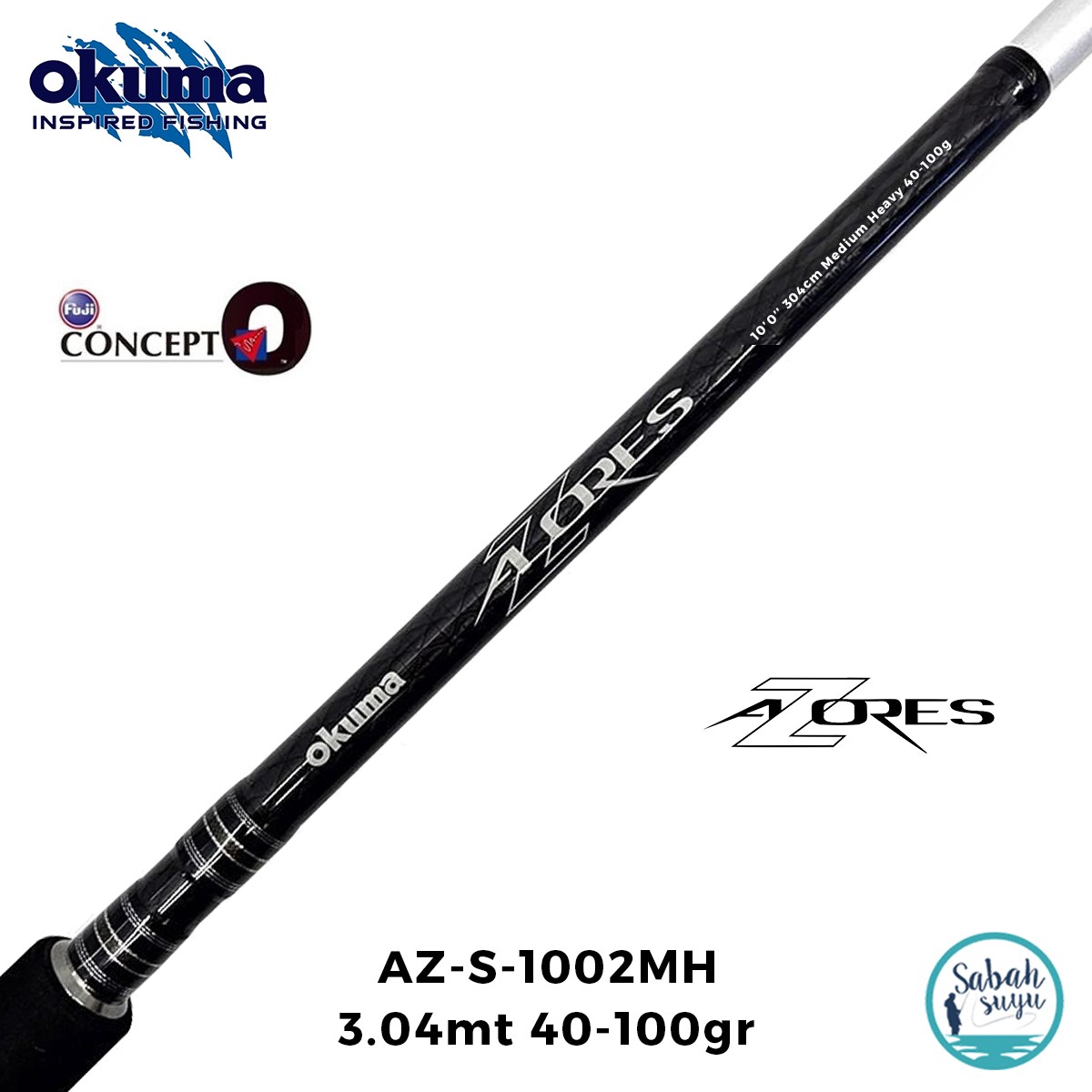 Okuma Azores 3.04mt 40-100gr (2P) Shore Jigging Kamış