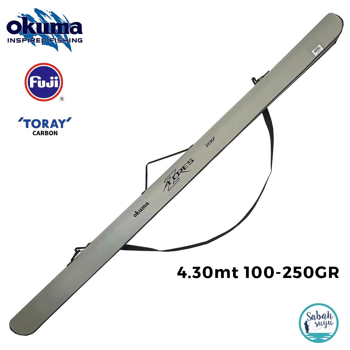 Okuma Azores Surf 4.30 mt 100-250gr (3P) Surf Kamış