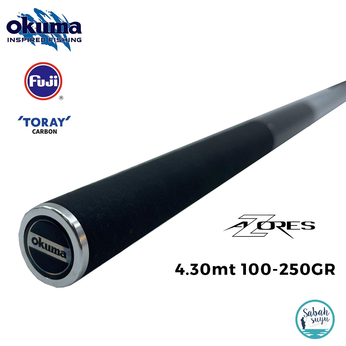 Okuma Azores Surf 4.30 mt 100-250gr (3P) Surf Kamış