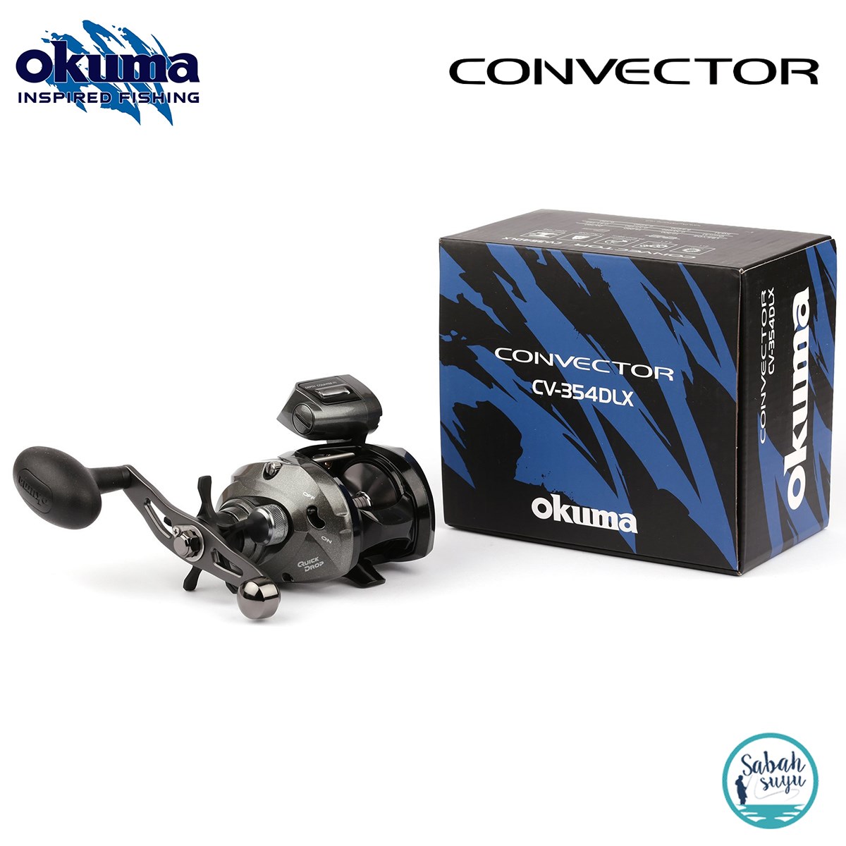 Okuma Convector CV-354DLX Çıkrık/Baitcasting Jig Olta Makinesi (Sol El)