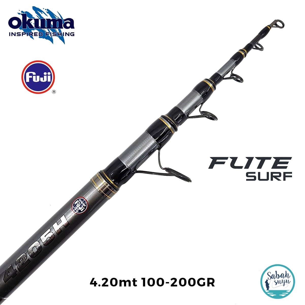 Okuma Flite Tele 4.20mt 100-200gr Teleskopik Surf Kamış