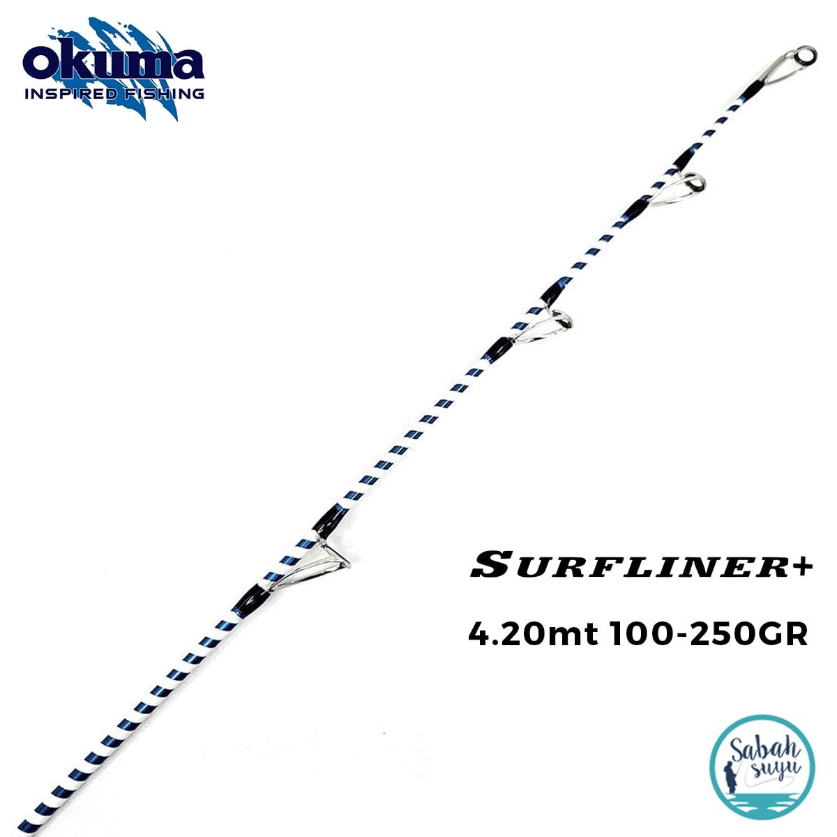 Okuma Surfliner+ 4.20 mt 100-250gr (3P) Surf Kamış